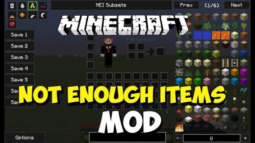 Minecraft not enough items mod