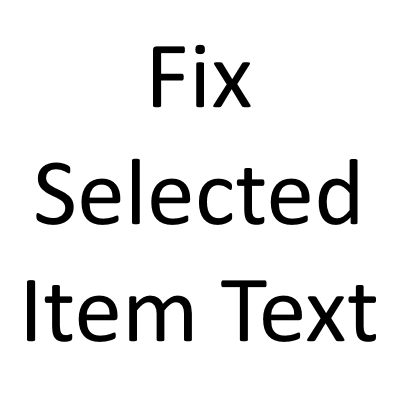 Item text