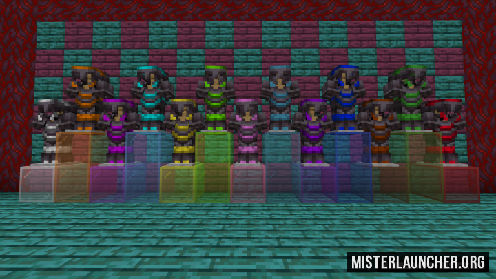  Colored Netherite Armor 1 16 1 1 16 
