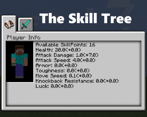 Майнкрафт skill tree