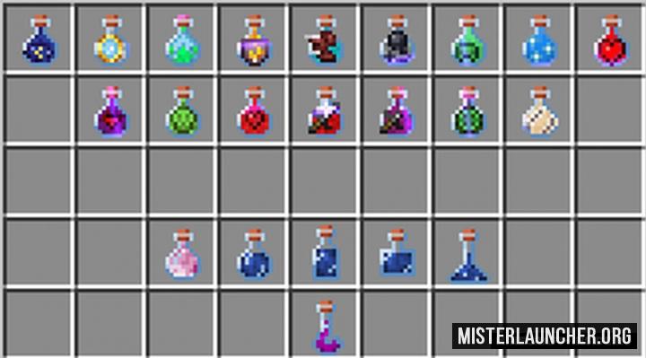 Текстур пак Icons Potions для Майнкрафт [1.16.5] [1.16.4] [1.16.3] [1. 