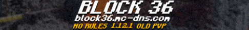 Block36 Vanilla Minecraft 1.12.1.