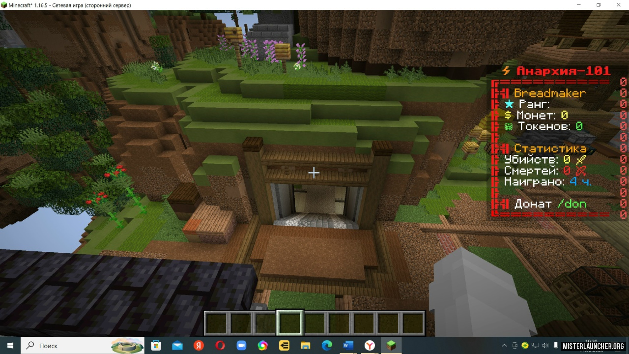 Сервер «Сервер Minecraft»