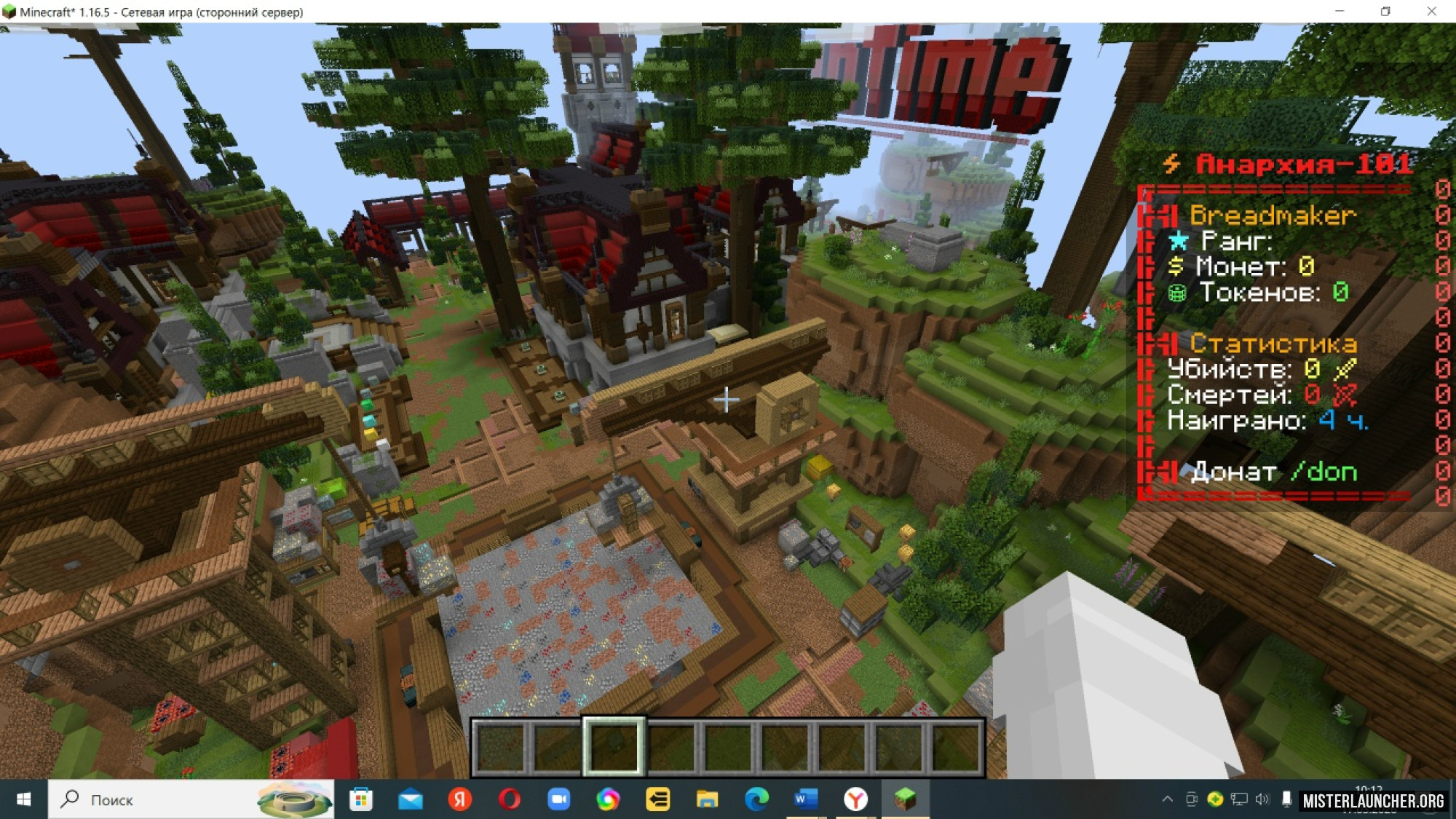 Сервер «Сервер Minecraft»